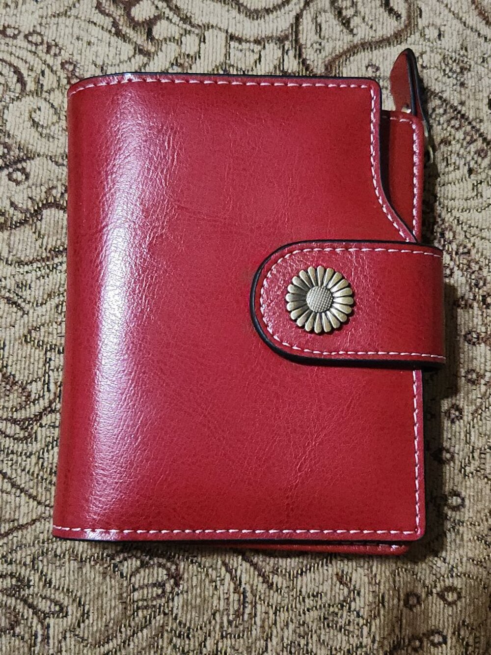 Falan Mule Red Wallet